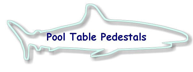 Pool Table Pedestals